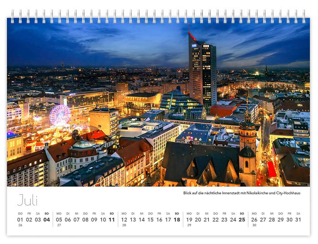 Weitere Ansicht: Kalender Leipzig kompakt 2027 | Peter Schubert, K4 Verlag