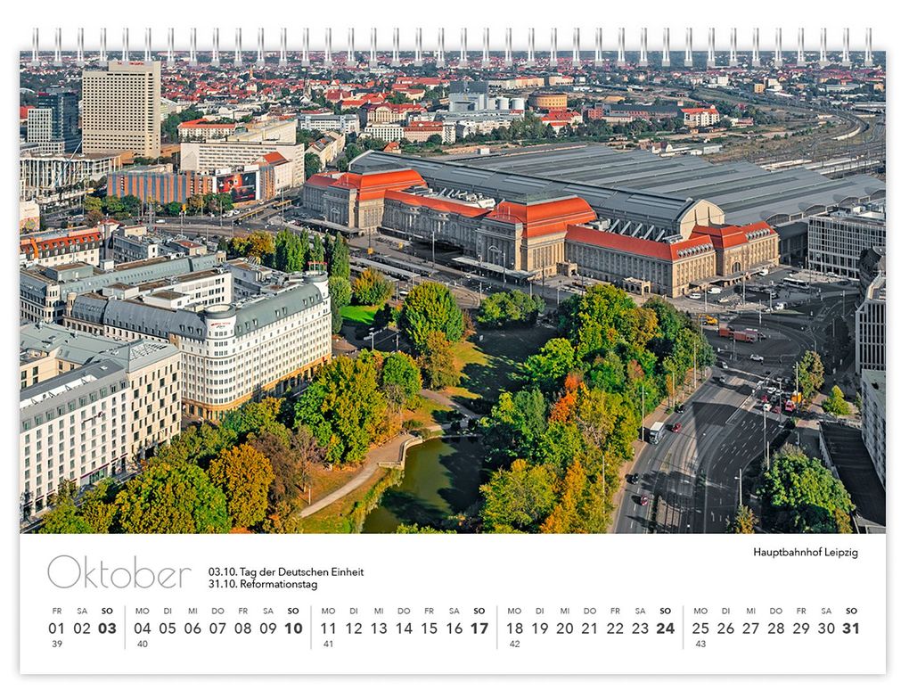 Weitere Ansicht: Kalender Leipzig kompakt 2027 | Peter Schubert, K4 Verlag