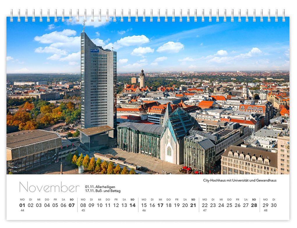 Weitere Ansicht: Kalender Leipzig kompakt 2027 | Peter Schubert, K4 Verlag