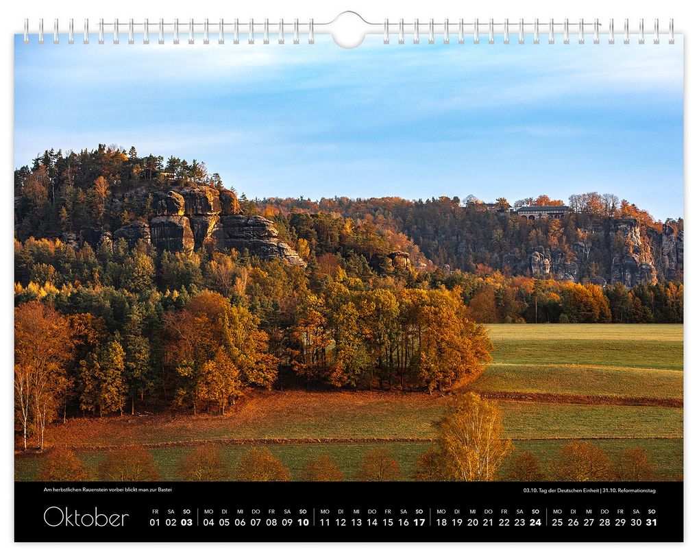 Weitere Ansicht: Kalender Sächsische Schweiz 2027 | Peter Schubert