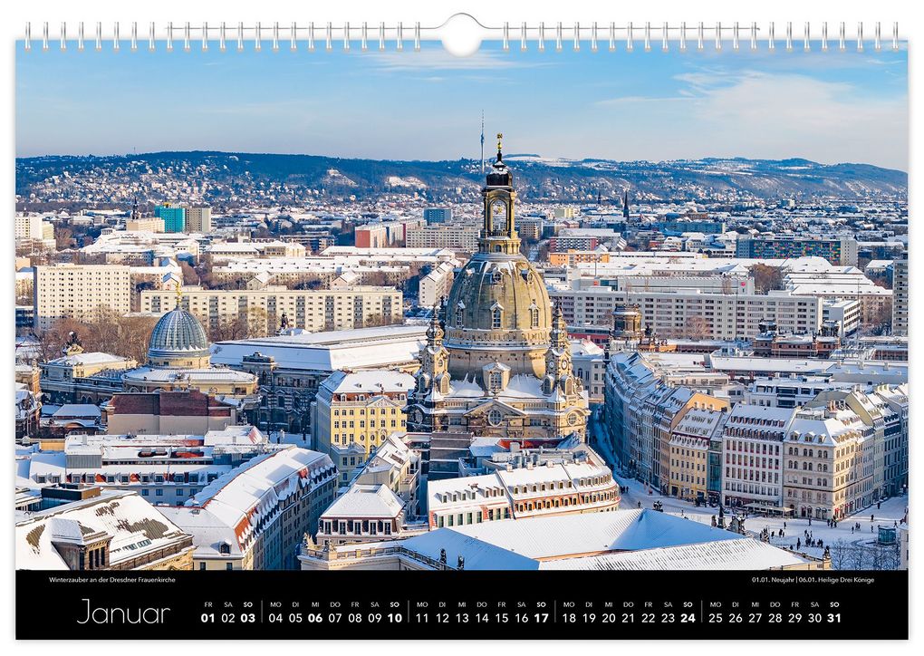 Weitere Ansicht: Kalender Dresden Luftaufnahmen 2027 | Peter Schubert