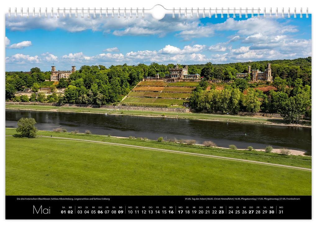 Weitere Ansicht: Kalender Dresden Luftaufnahmen 2027 | Peter Schubert