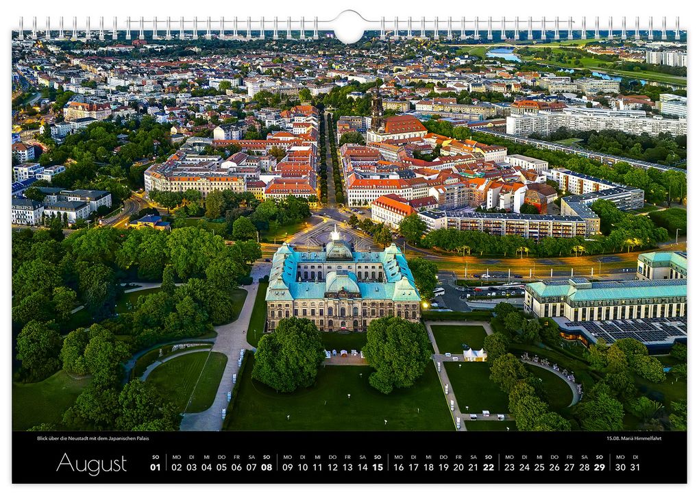 Weitere Ansicht: Kalender Dresden Luftaufnahmen 2027 | Peter Schubert