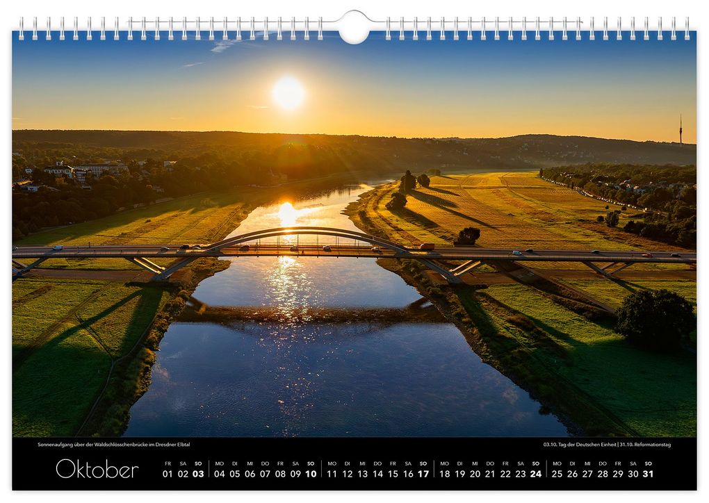 Weitere Ansicht: Kalender Dresden Luftaufnahmen 2027 | Peter Schubert