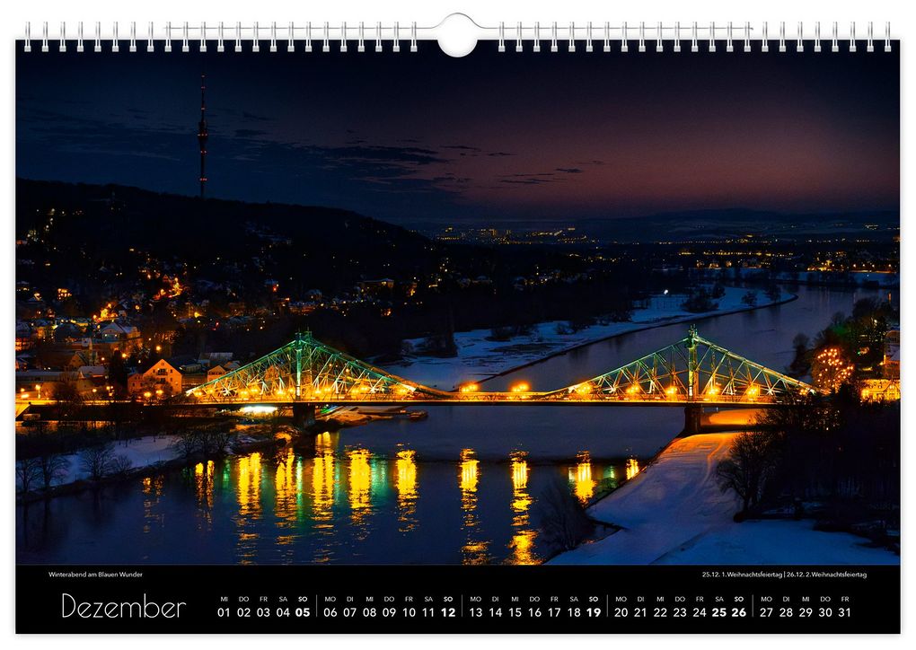 Weitere Ansicht: Kalender Dresden Luftaufnahmen 2027 | Peter Schubert