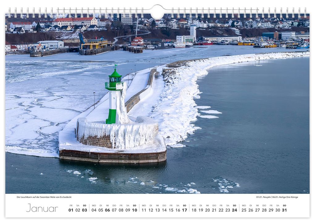Weitere Ansicht: Kalender Rügen Luftaufnahmen 2027 | Peter Schubert