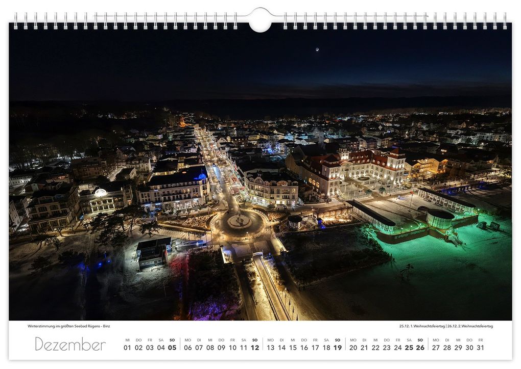 Weitere Ansicht: Kalender Rügen Luftaufnahmen 2027 | Peter Schubert