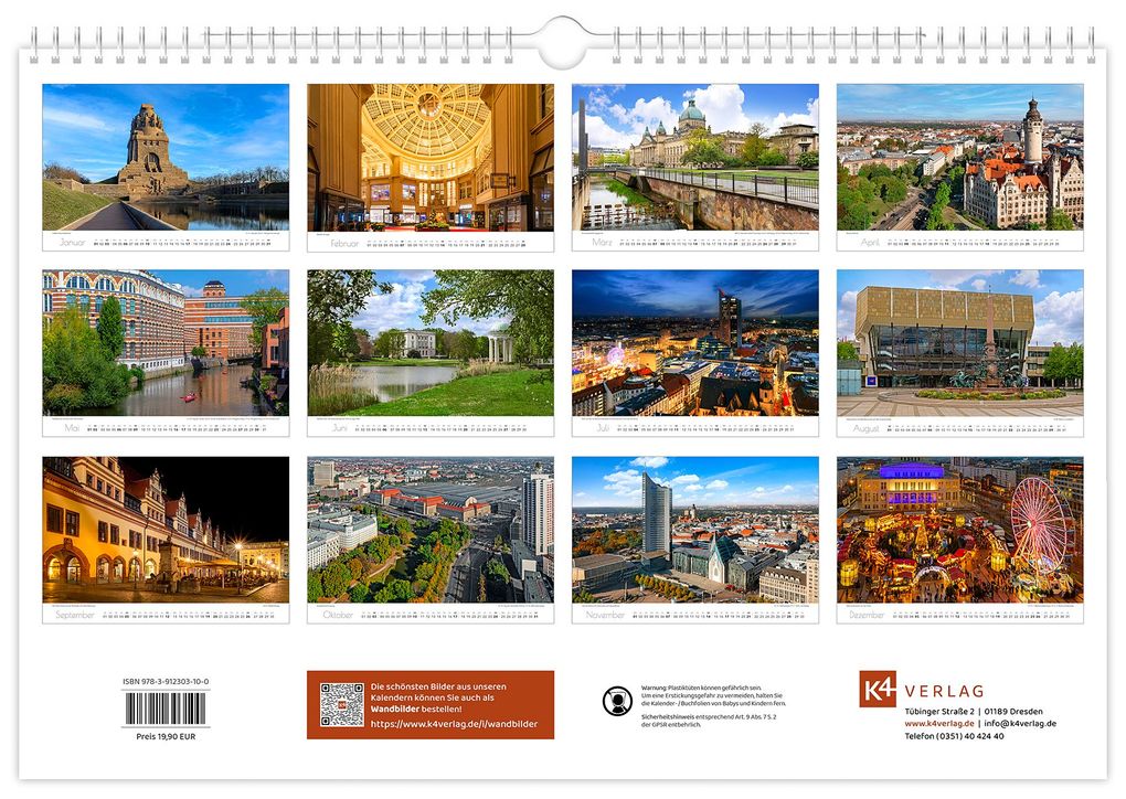 Weitere Ansicht: Kalender Leipzig 2027 | Peter Schubert