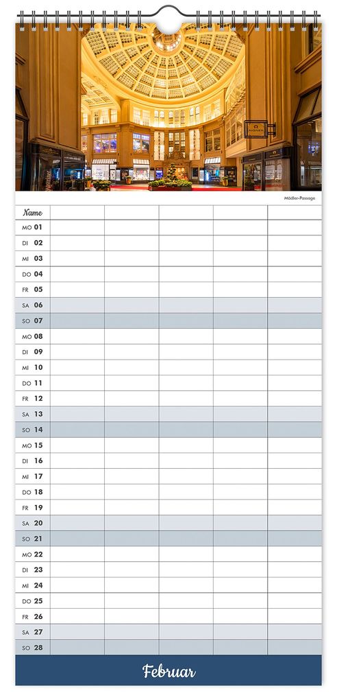 Weitere Ansicht: Kalender Familienplaner Leipzig 2027 | Peter Schubert, K4 Verlag
