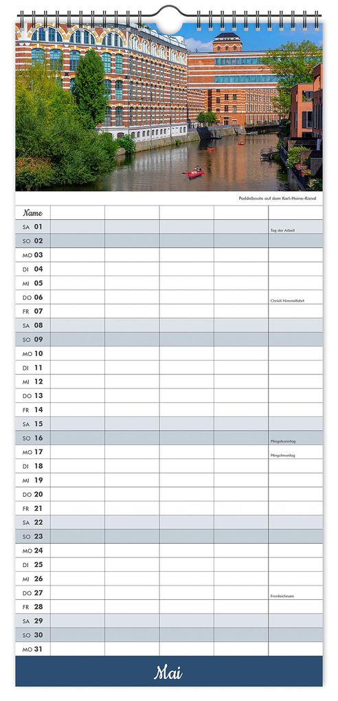 Weitere Ansicht: Kalender Familienplaner Leipzig 2027 | Peter Schubert, K4 Verlag