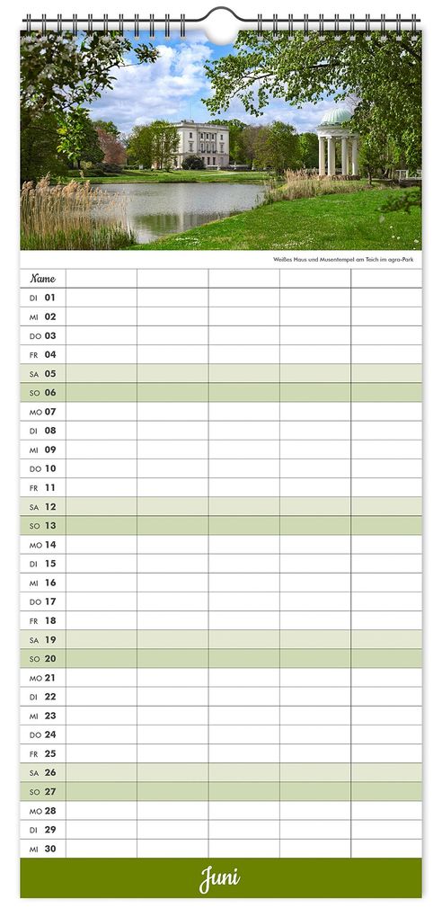 Weitere Ansicht: Kalender Familienplaner Leipzig 2027 | Peter Schubert, K4 Verlag