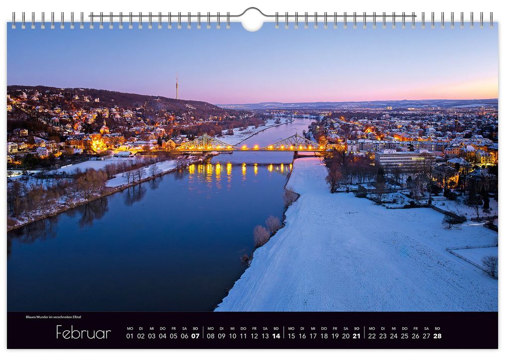 Weitere Ansicht: Kalender Zauberhaftes Dresden 2027 | Peter Schubert, K4 Verlag