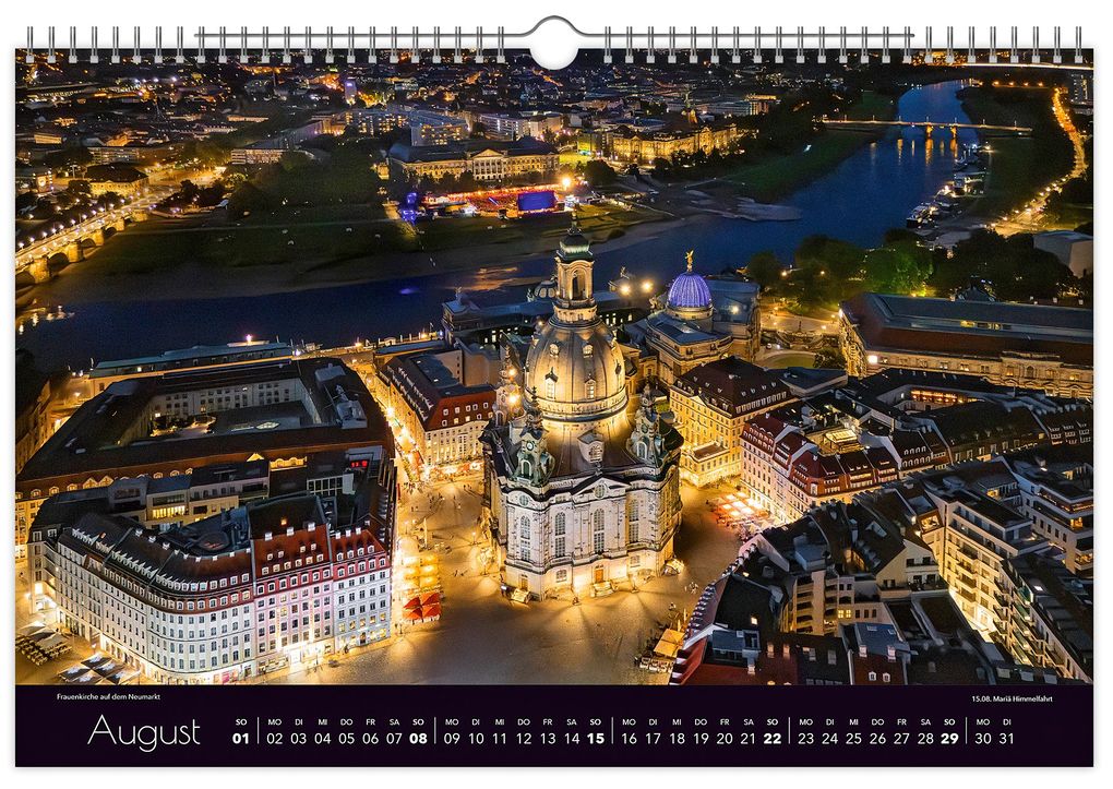 Weitere Ansicht: Kalender Zauberhaftes Dresden 2027 | Peter Schubert, K4 Verlag
