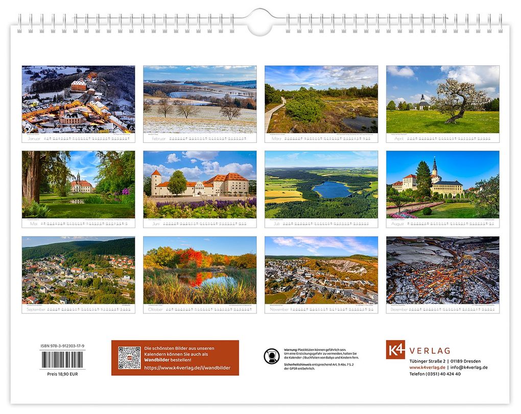 Weitere Ansicht: Kalender Osterzgebirge 2027 | Peter Schubert