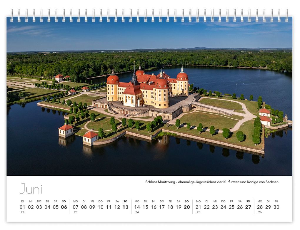 Weitere Ansicht: Kalender Sachsen von oben kompakt 2027 | Peter Schubert, K4 Verlag