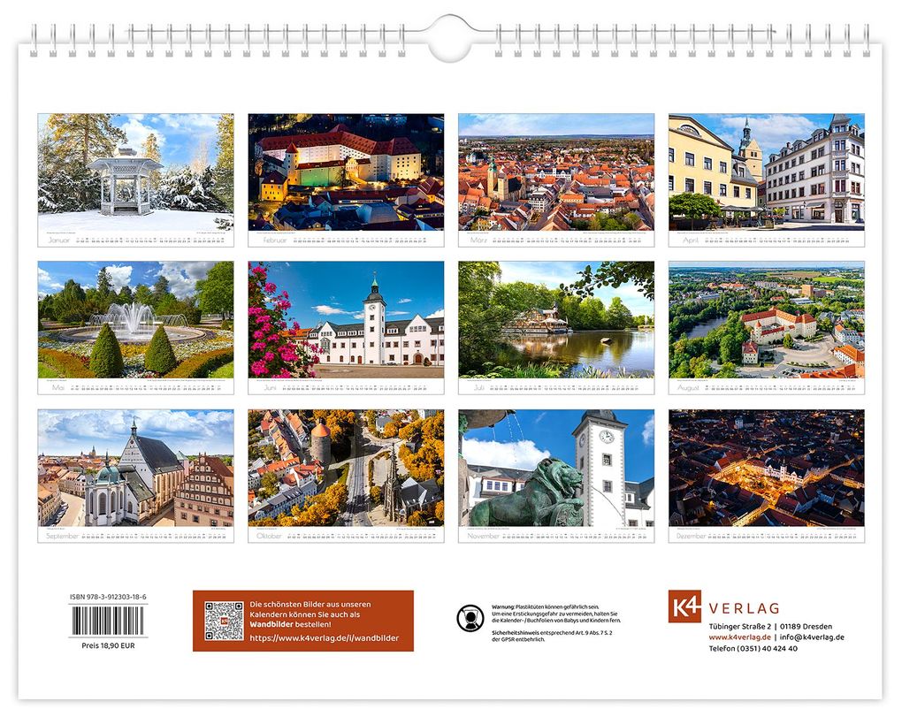 Weitere Ansicht: Kalender Freiberg 2027 | Peter Schubert