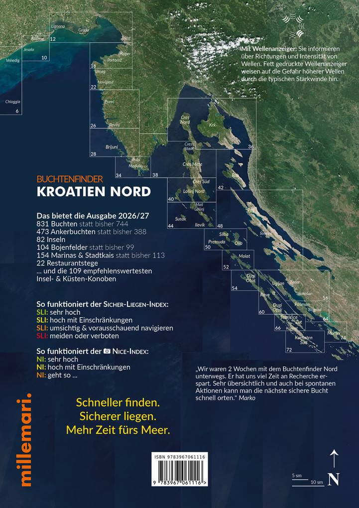 Weitere Ansicht: Buchtenfinder Kroatien Nord - Ausgabe 2026 | Thomas Käsbohrer