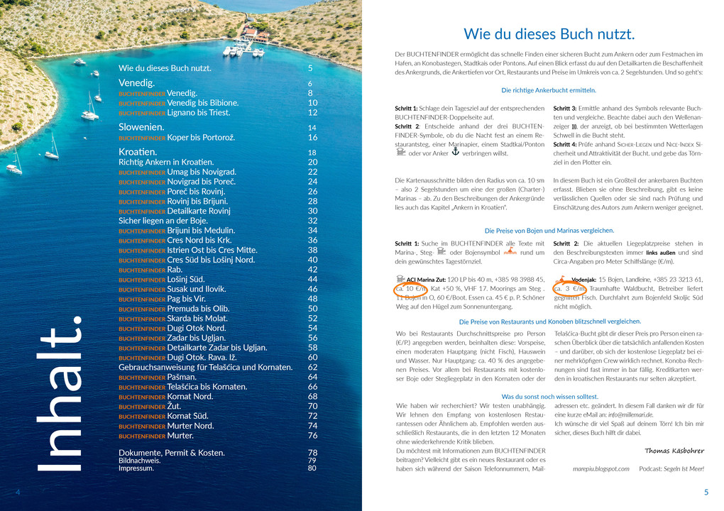 Weitere Ansicht: Buchtenfinder Kroatien Nord - Ausgabe 2026 | Thomas Käsbohrer