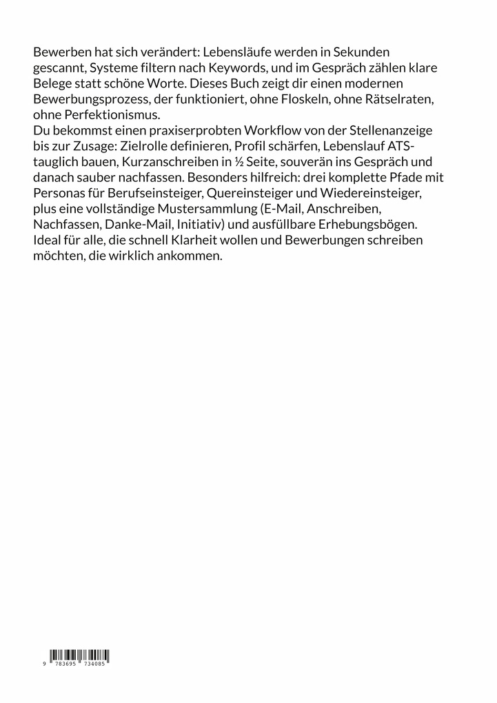 Weitere Ansicht: Bewerbung mit System | Dietmar Prudix