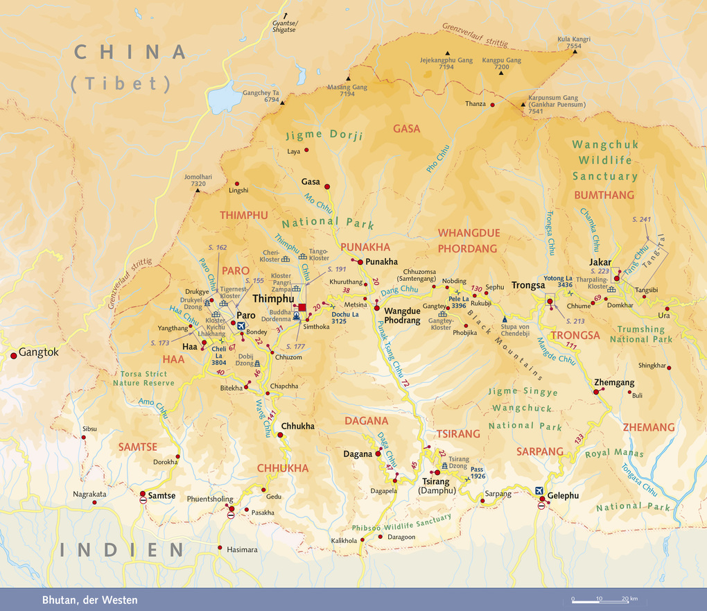 Weitere Ansicht: TRESCHER Reiseführer Bhutan | Andreas von Heßberg