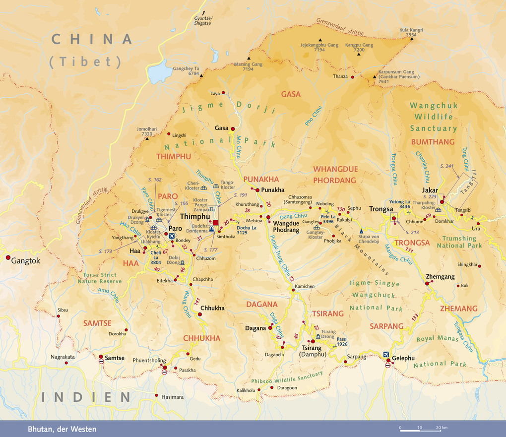 Weitere Ansicht: TRESCHER Reiseführer Bhutan | Andreas von Heßberg