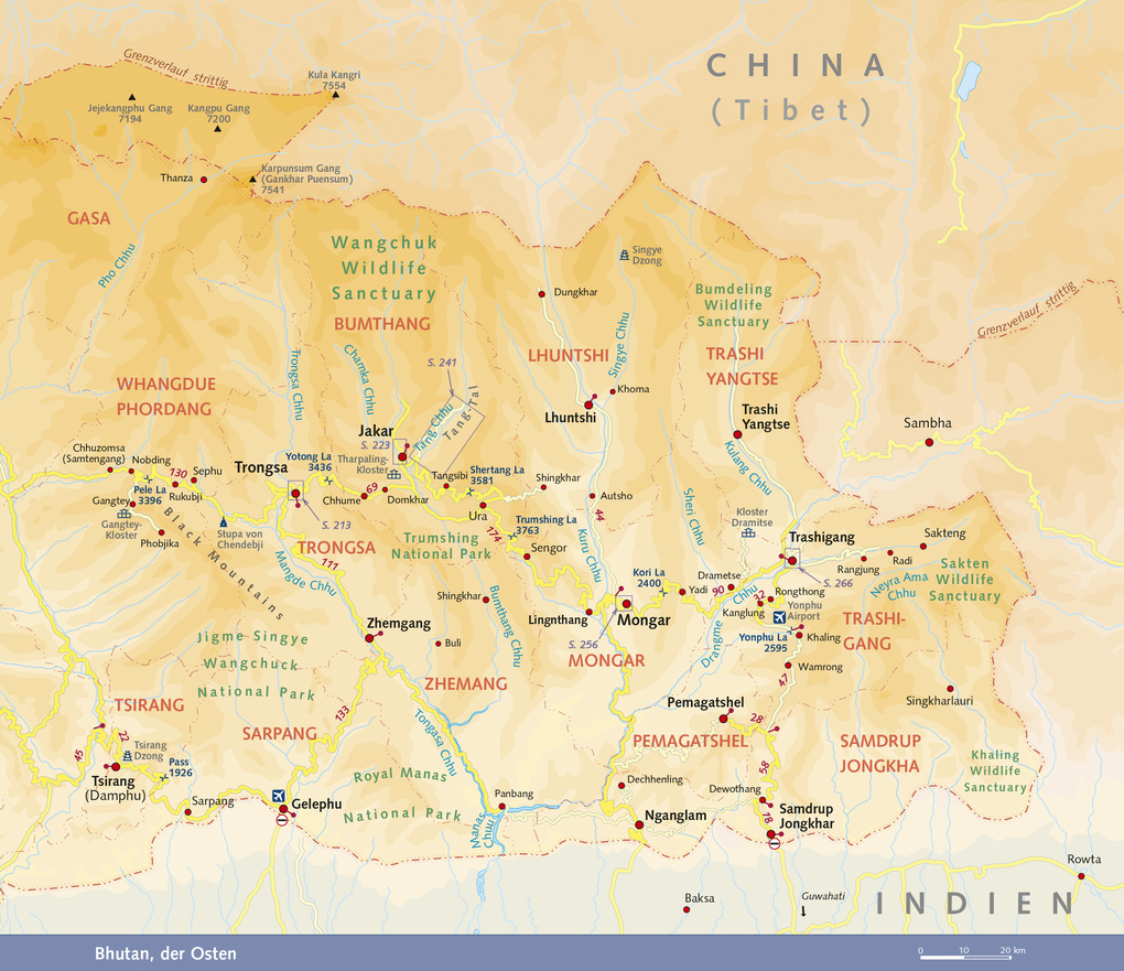 Weitere Ansicht: TRESCHER Reiseführer Bhutan | Andreas von Heßberg