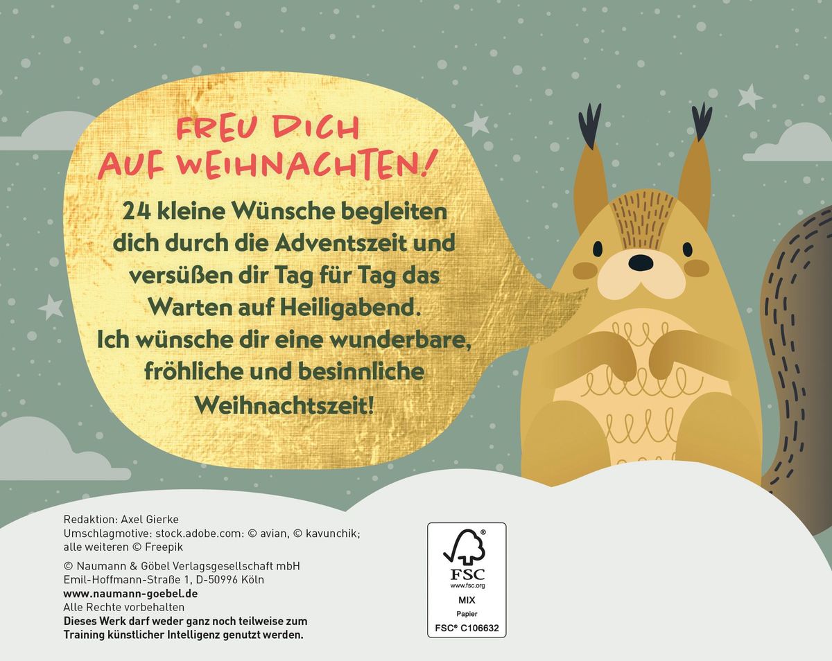 Weitere Ansicht: 24 Adventswünsche für dich - Adventskalender