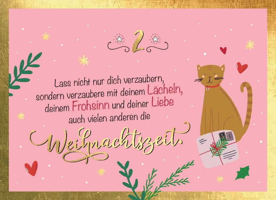 Weitere Ansicht: 24 Adventswünsche für dich - Adventskalender