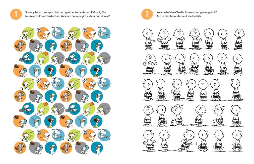 Weitere Ansicht: Peanuts Suchrätsel I Finde das, was anders ist!