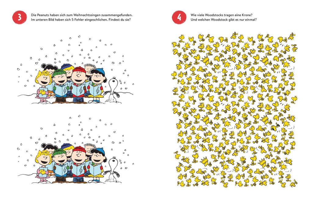 Weitere Ansicht: Peanuts Suchrätsel I Finde das, was anders ist!