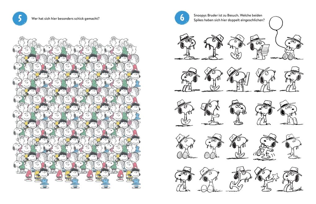 Weitere Ansicht: Peanuts Suchrätsel I Finde das, was anders ist!