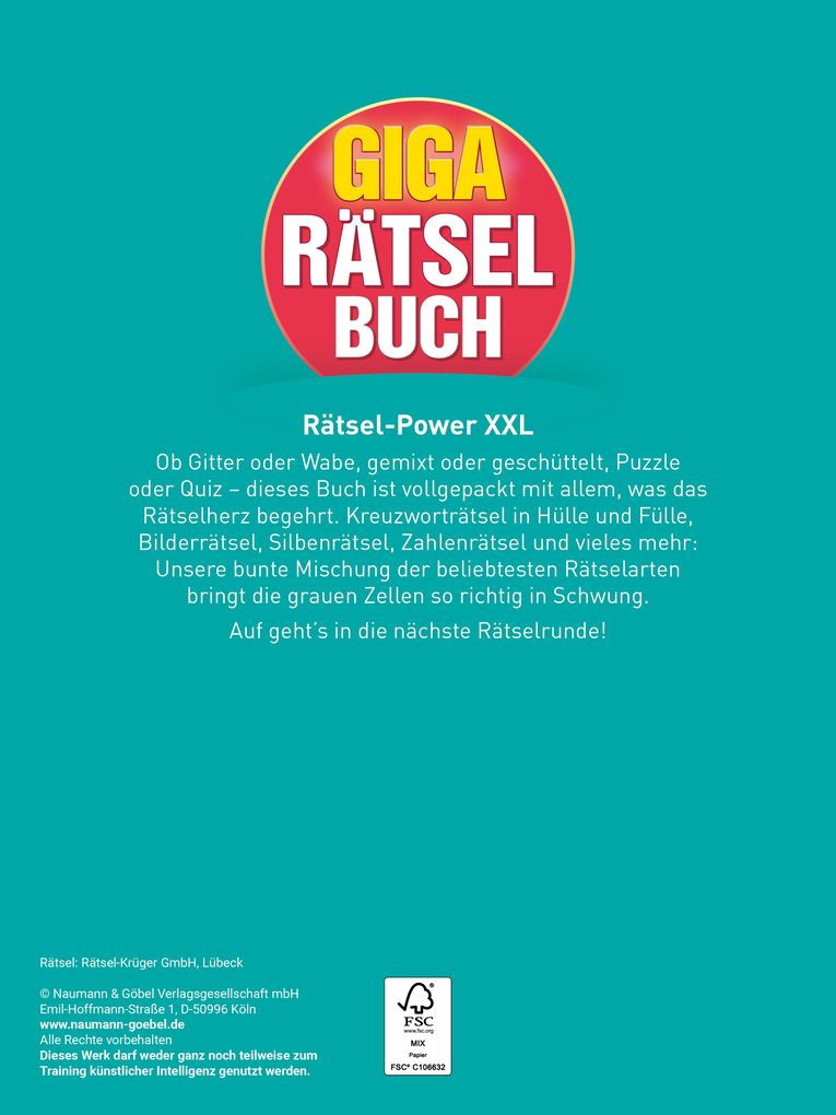 Weitere Ansicht: Giga-Rätselbuch 10