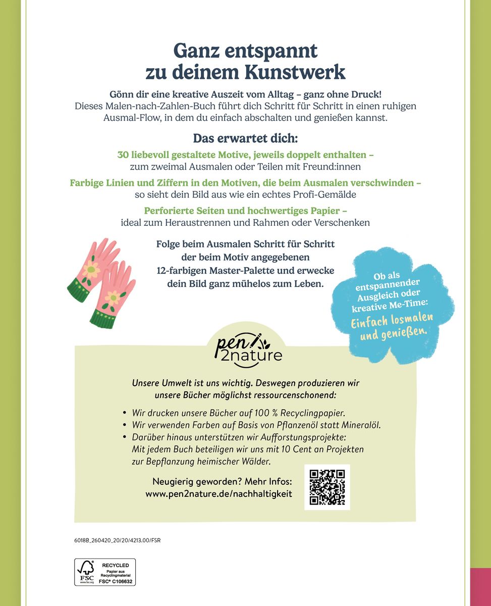 Weitere Ansicht: Malen nach Zahlen - Gartenzauber