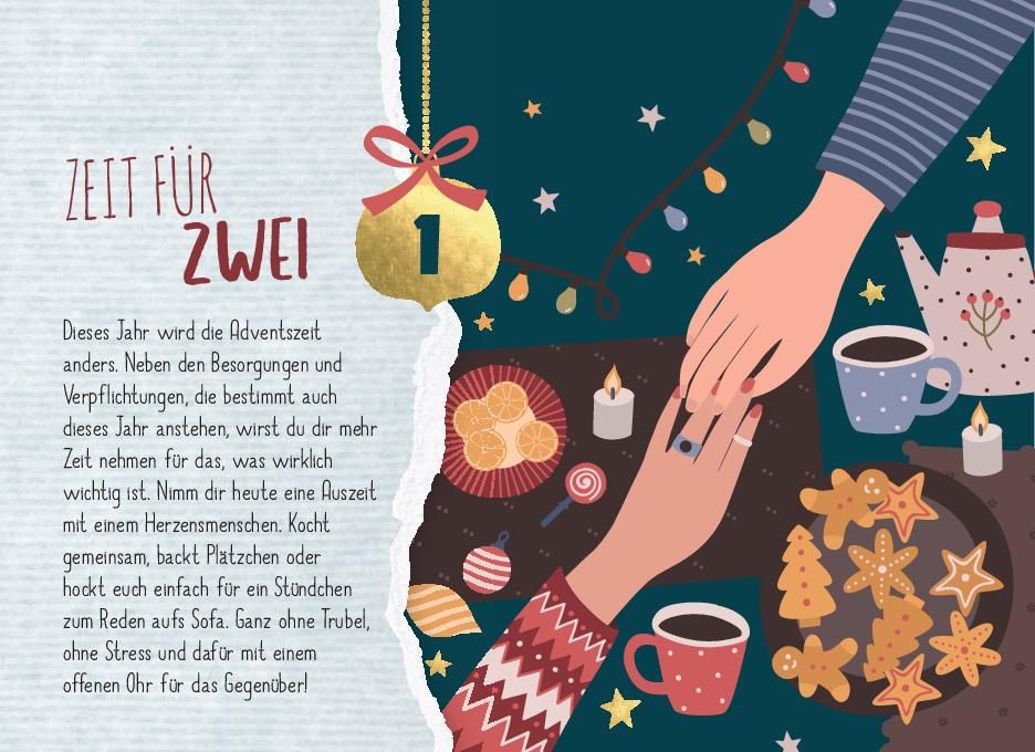Weitere Ansicht: 24 kleine Entspannungspausen für die Adventszeit