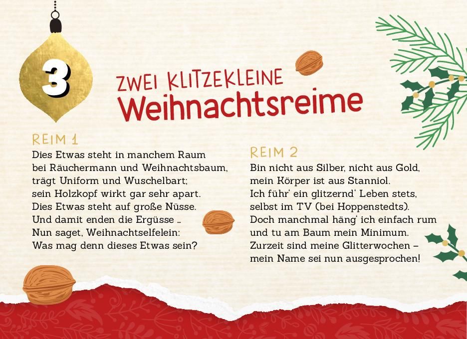 Weitere Ansicht: 24 Adventsrätsel I Der besondere Adventskalender