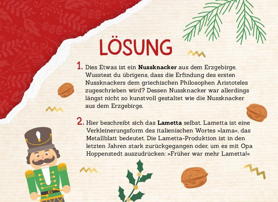 Weitere Ansicht: 24 Adventsrätsel I Der besondere Adventskalender
