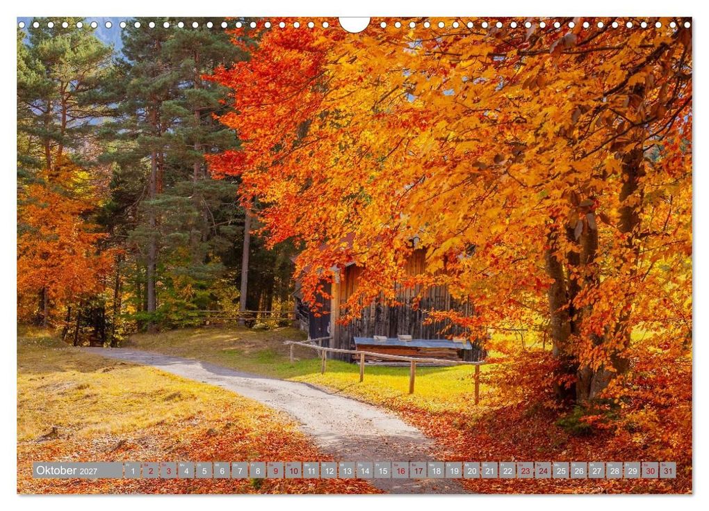 Weitere Ansicht: Herbst. Die letzten Farben des Jahres (Wandkalender 2027 DIN A3 quer), CALVENDO Monatskalender | Klaus Scholz, Calvendo
