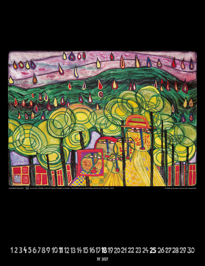 Weitere Ansicht: Hundertwasser Art Calendar 2027 | Friedensreich Hundertwasser