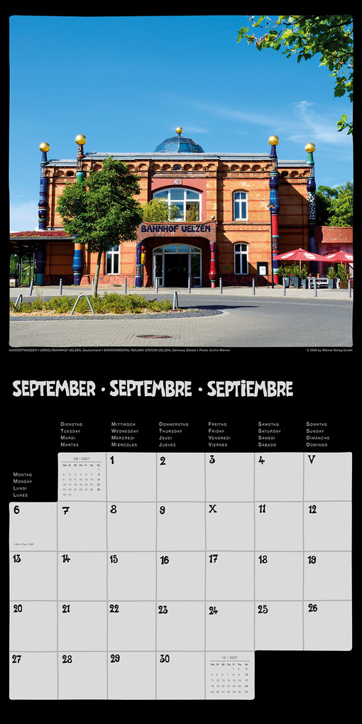 Weitere Ansicht: Hundertwasser Broschürenkalender Architektur 2027 | Friedensreich Hundertwasser