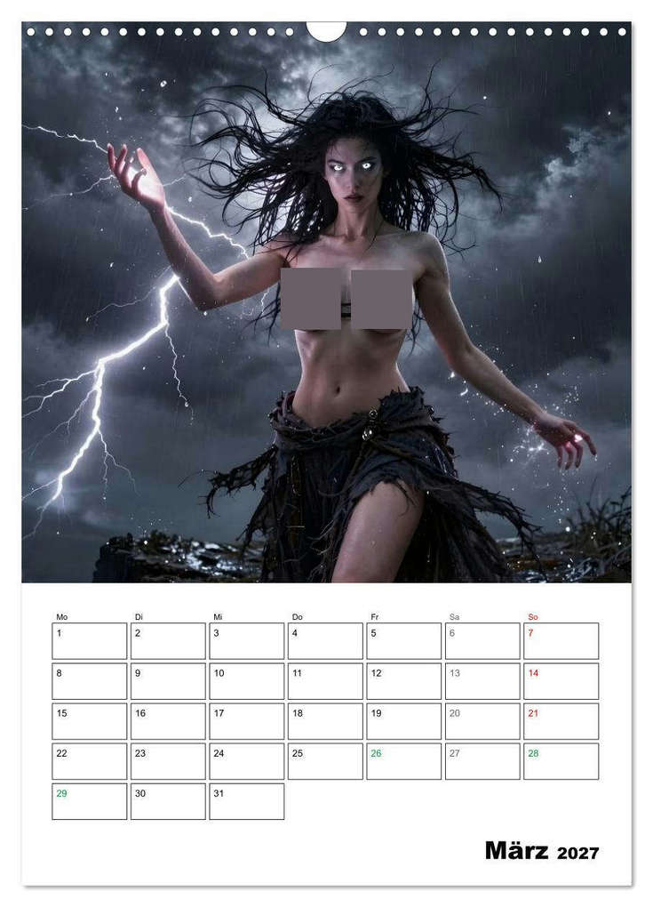 Weitere Ansicht: Mystische Engel (Wandkalender 2027 DIN A3 hoch), CALVENDO Monatskalender | Liam Blue, Calvendo