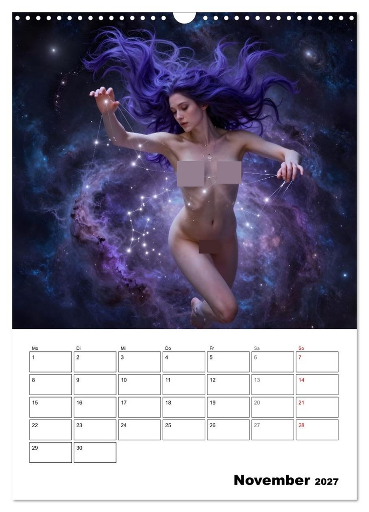 Weitere Ansicht: Mystische Engel (Wandkalender 2027 DIN A3 hoch), CALVENDO Monatskalender | Liam Blue, Calvendo