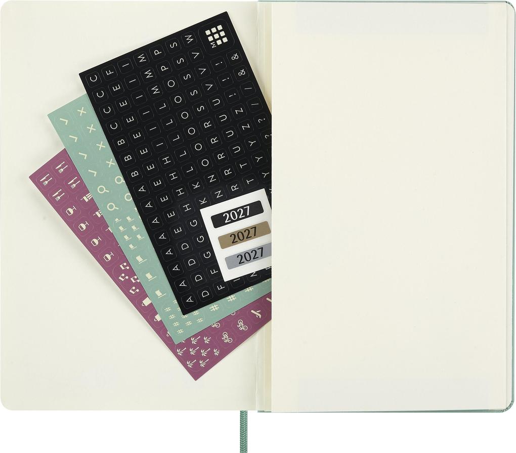 Weitere Ansicht: Moleskine 12 Monate Wochen Notizkal. 27 A5 Geb Grün