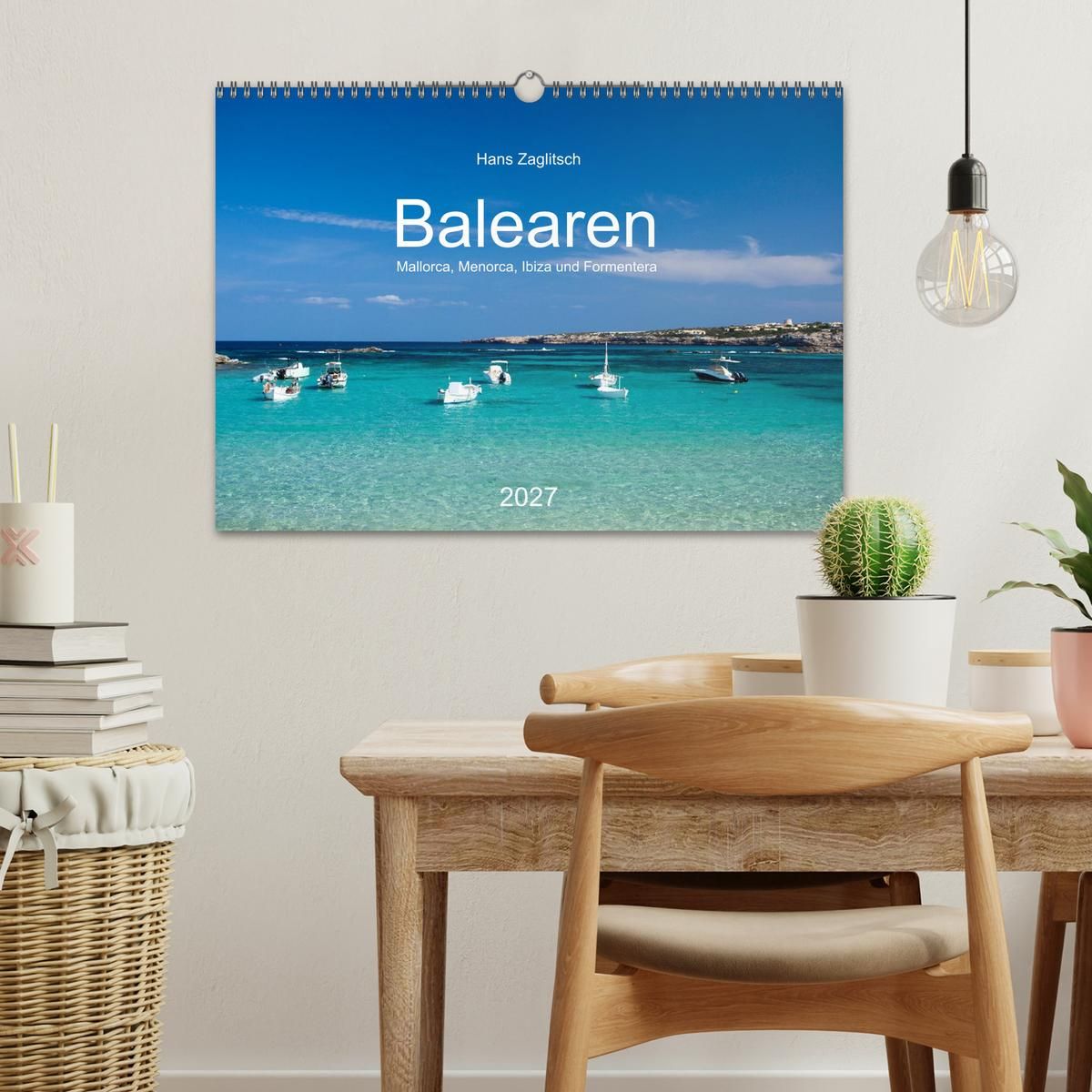 Weitere Ansicht: Balearen - Mallorca, Menorca, Ibiza und Formentera (Wandkalender 2027 DIN A3 quer), CALVENDO Monatskalender | Hans Zaglitsch - www.hans-zaglitsch.com, Calvendo