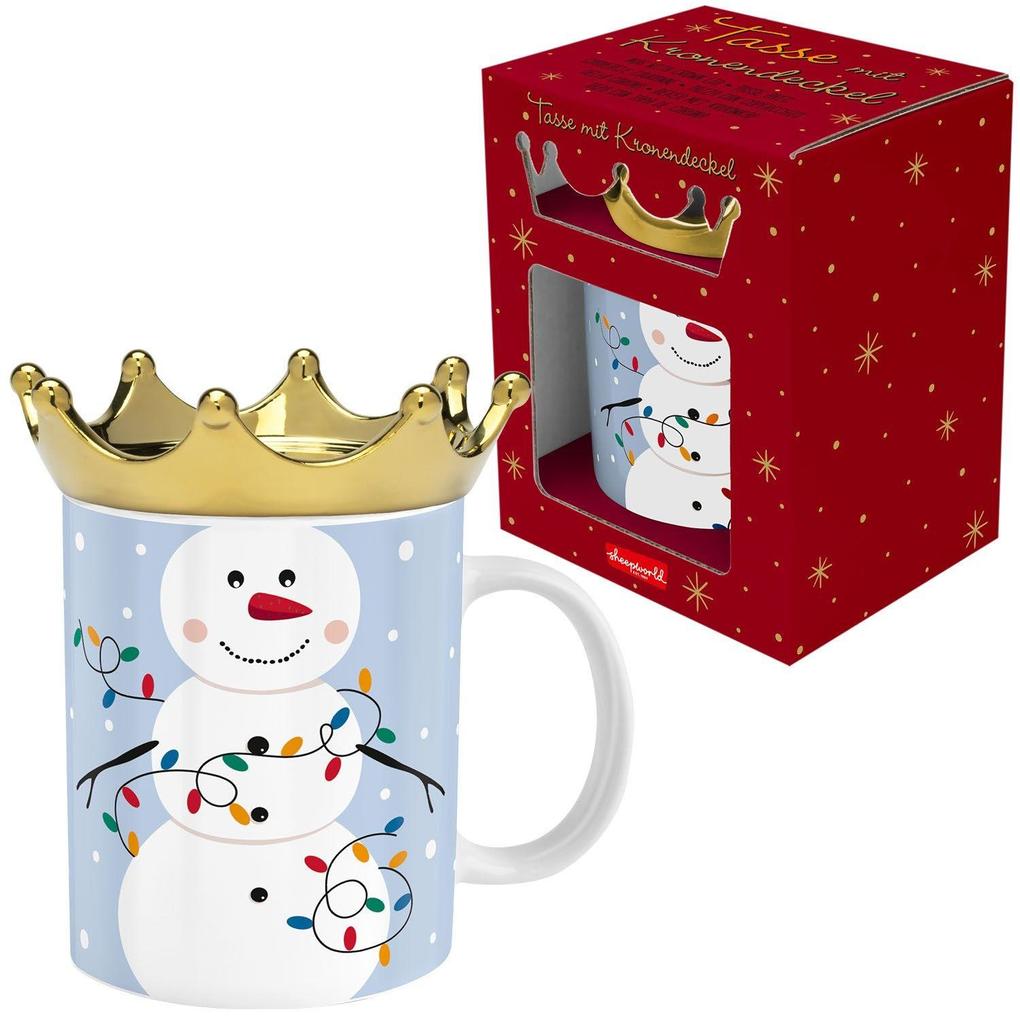 Weitere Ansicht: Sheepworld Tasse mit Krone Motiv "Schneemann"