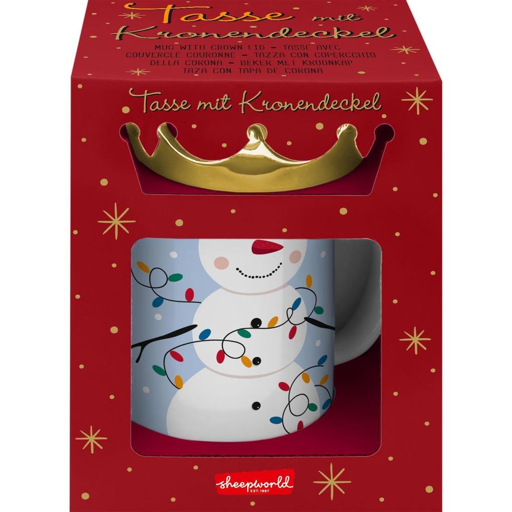 Weitere Ansicht: Sheepworld Tasse mit Krone Motiv "Schneemann"