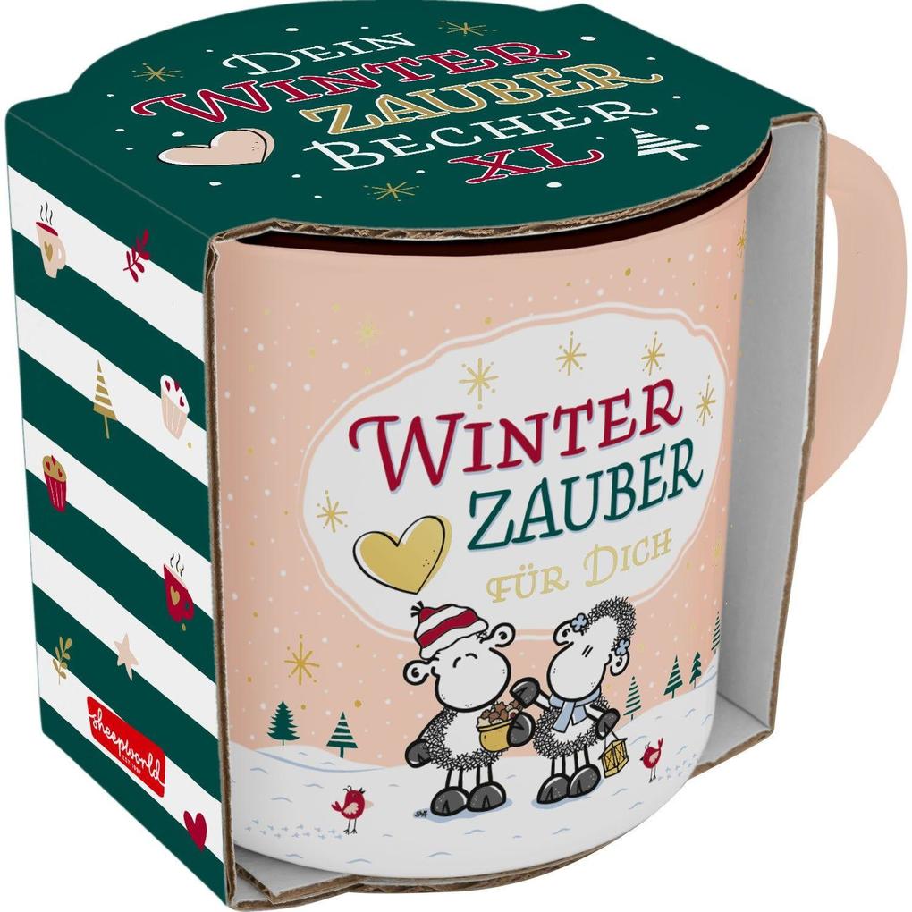 Weitere Ansicht: Sheepworld XL-Becher Motiv "Winterzauber"
