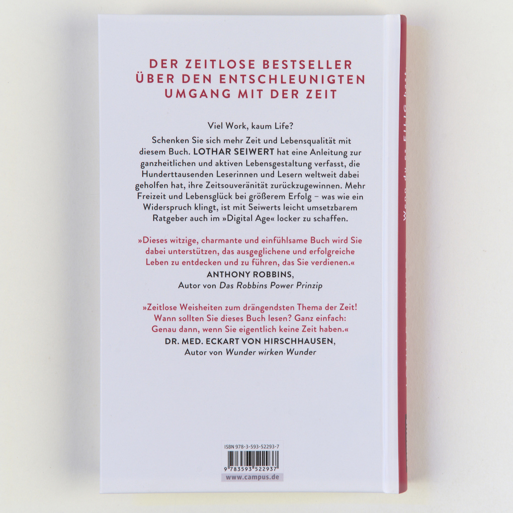 Weitere Ansicht: Wenn du es eilig hast, gehe langsam | Lothar J. Seiwert