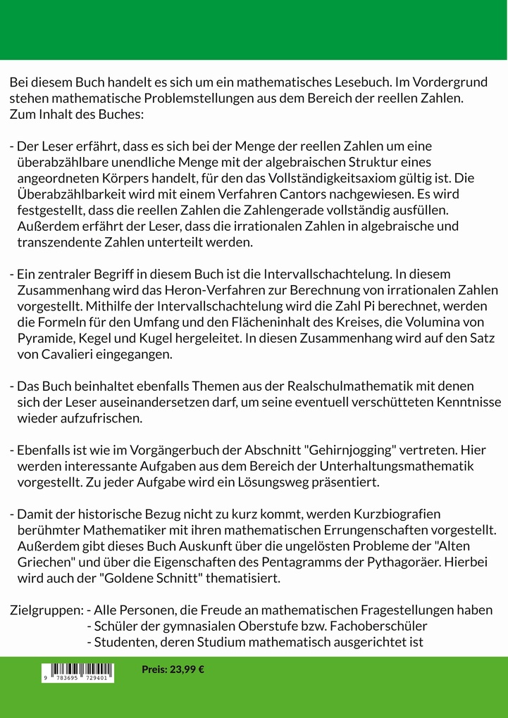 Weitere Ansicht: Ewalds Mathespielwiese - Teil 3 | Ewald Gronewold