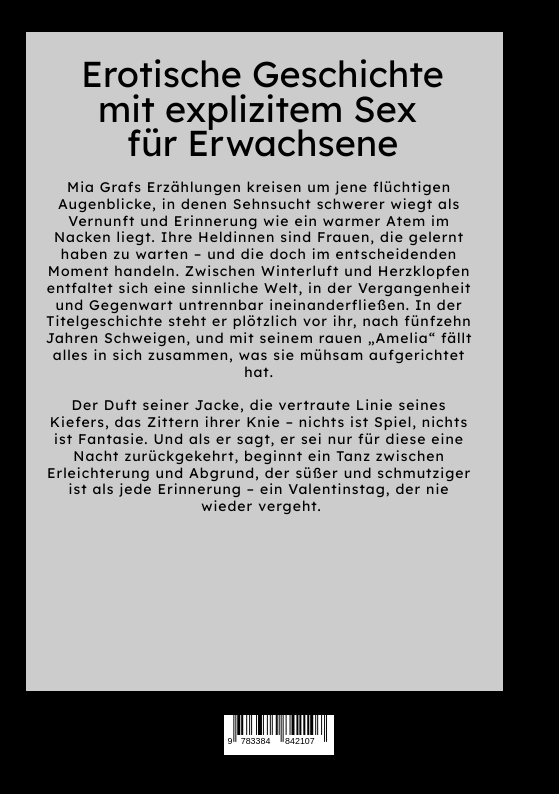 Weitere Ansicht: Schmutzig-süßer Valentinstag | Mia Graf