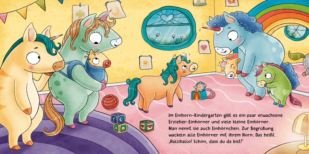 Weitere Ansicht: Weißt du, wie Einhörner in den Kindergarten gehen? | Ruby van der Bogen